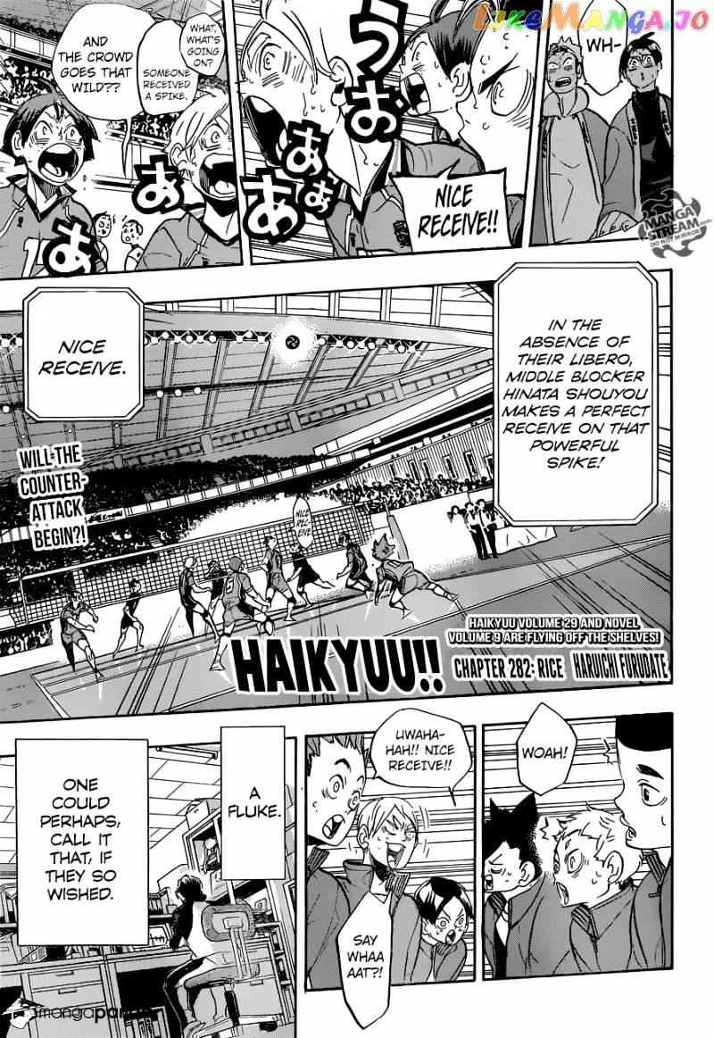 Haikyuu!!, Chapter 282 image 04